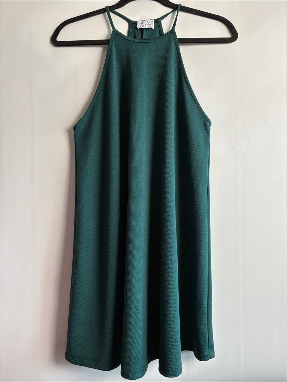 Zara Dark Teal Halter Swing Tunic
